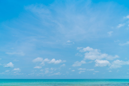 Beautiful Blue sea and skyの写真素材