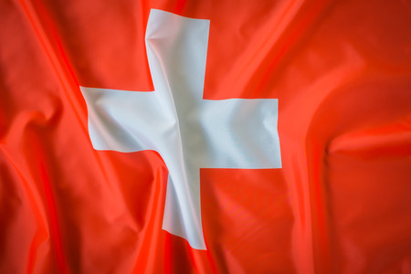 Flags of Switzerlandの写真素材