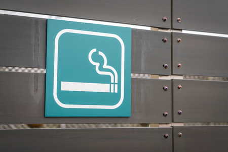Smoking Area signの写真素材