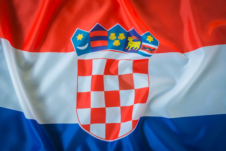 Flags of Croatiaの写真素材