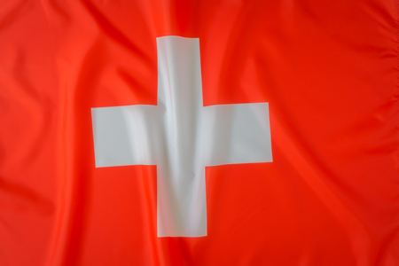 Flags of Switzerlandの写真素材