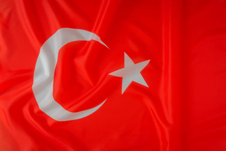 Flags of Turkeyの写真素材