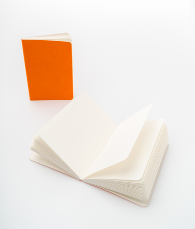Blank catalog,brochure, magazines,book mock up on white backgroundの写真素材
