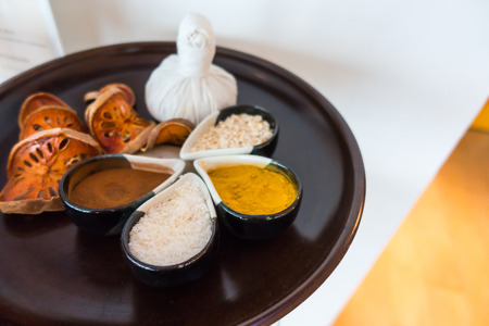 Spa therapy ingredientsの写真素材