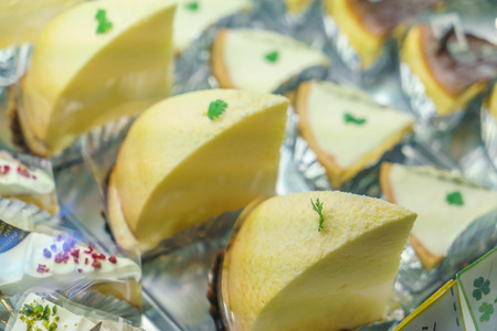 Slice of cheesecakeの写真素材