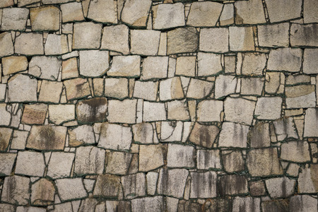 Stone wall texture backgroundの写真素材