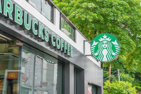 Chiang Mai, THAILAND - July 15, 2016: Starbucks Coffee. Starbucks is the largest coffeehouse company...