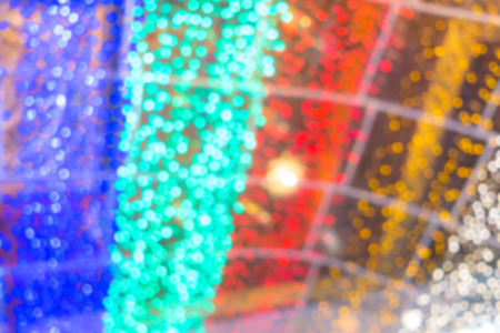 Abstract blur  Street lightsの写真素材