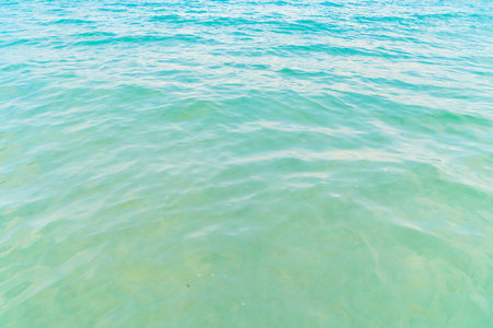 Beautiful sea surface with wavesの写真素材