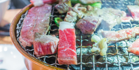 Raw fresh beefの写真素材