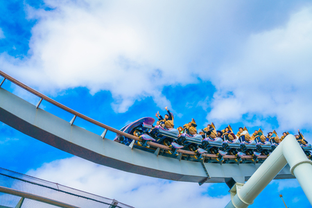 OSAKA, JAPAN - December 1, 2015: Universal Studios Japan (USJ). According to 2014 Theme Index Global Attraction Attendance Report, USJ is ranked fifth among the top 25 amusement parks worldwide.のeditorial素材