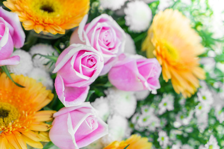 Beautiful flowers  for valentines and wedding sceneの写真素材