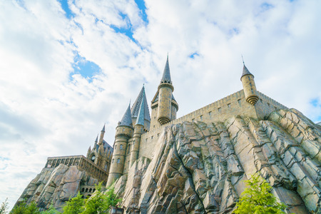 OSAKA, JAPAN - December 1, 2015: Universal Studios Japan (USJ). According to 2014 Theme Index Global Attraction Attendance Report, USJ is ranked fifth among the top 25 amusement parks worldwide.のeditorial素材