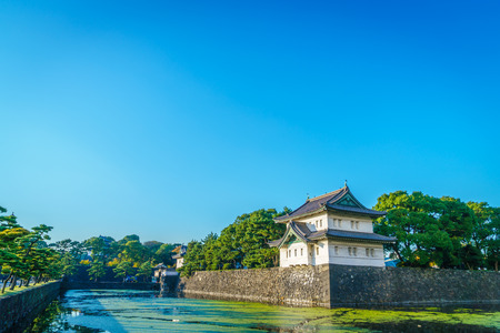 Beautiful  Imperial Palace in Tokyo, japanのeditorial素材