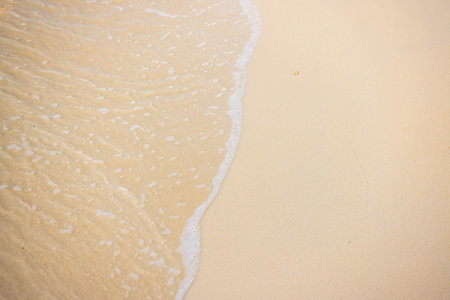 Beautiful tropical Maldives island with white sandy beach and sea