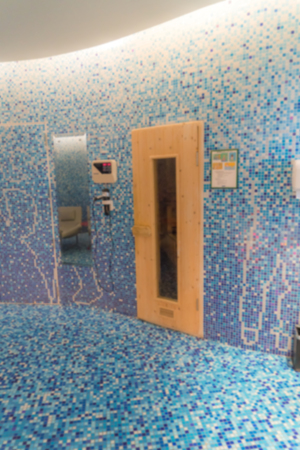 Abstract blur Fitness and spa center roomの写真素材