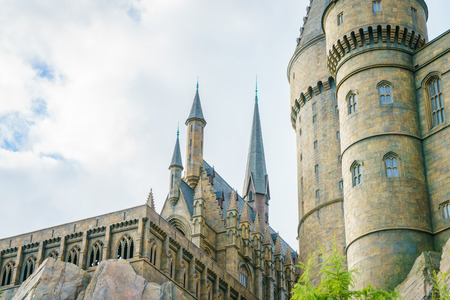 OSAKA, JAPAN - December 1, 2015: Universal Studios Japan (USJ). According to 2014 Theme Index Global Attraction Attendance Report, USJ is ranked fifth among the top 25 amusement parks worldwide.のeditorial素材