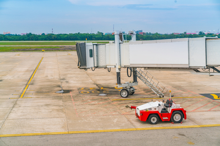 Airport terminal boarding gateの写真素材
