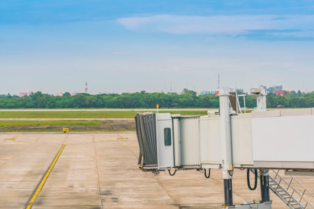 Airport terminal boarding gate