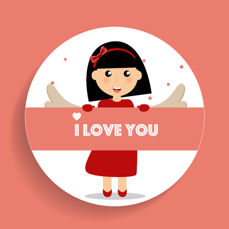 Valentines day background design. Vector illustration.のイラスト素材