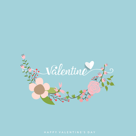Valentines day background design. Vector illustration.のイラスト素材