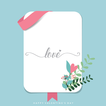 Valentines day background design. Vector illustration.のイラスト素材