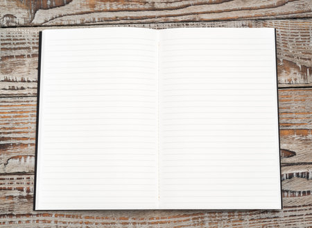 Blank catalog, magazines,book mock up on wood background