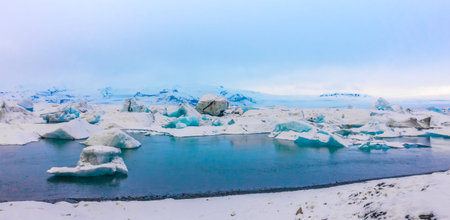 Icebergs in Glacier Lagoon, Iceland