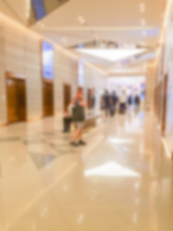 Abstract blur people in shopping centerの写真素材