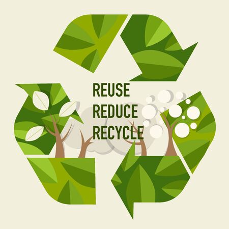 ECO FRIENDLY Ecology concept bannerのイラスト素材