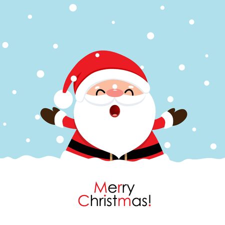 Christmas Greeting Card with Christmas tree, vector illustration.のイラスト素材