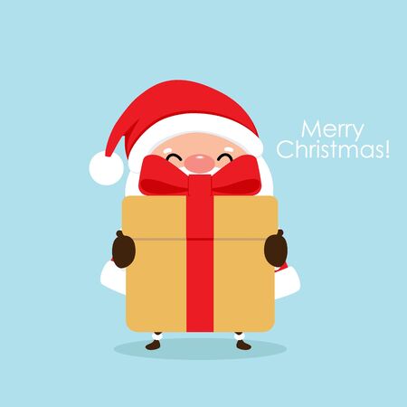 Christmas Greeting Card with Christmas tree, vector illustration.のイラスト素材