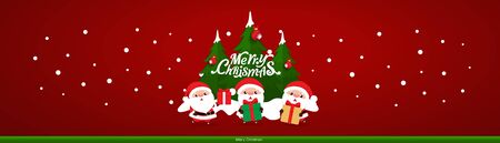 Christmas Greeting Card. Christmas Background with Merry Christmas lettering, vector illustration.のイラスト素材