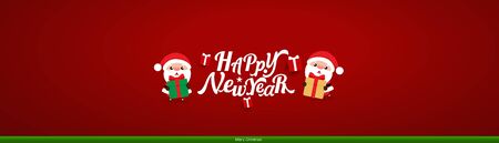 Christmas Greeting Card. Christmas Background with Merry Christmas lettering, vector illustration.のイラスト素材