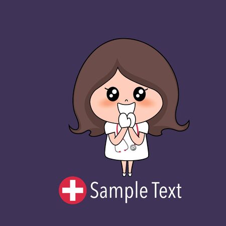 Cartoon character Doctor Design, Medical worker, Medical concept. Vector illustration design.
のイラスト素材