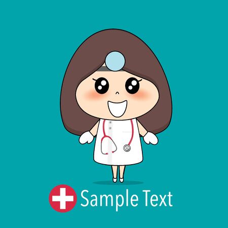 Cartoon character Doctor Design, Medical worker, Medical concept. Vector illustration design.
のイラスト素材