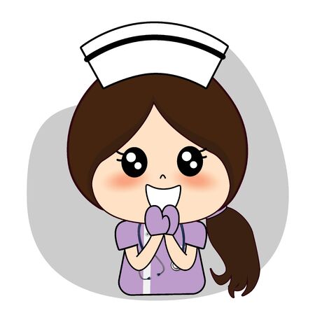 Dentist, Cartoon character Dentist Design, Medical worker, Medical concept. Vector illustration design.のイラスト素材