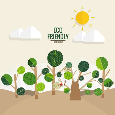 Earth in a plastic bag. Ecology conversation. Vector illustration.のイラスト素材