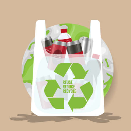 ECO FRIENDLY. Ecology concept with tree background. Vector illustrationのイラスト素材