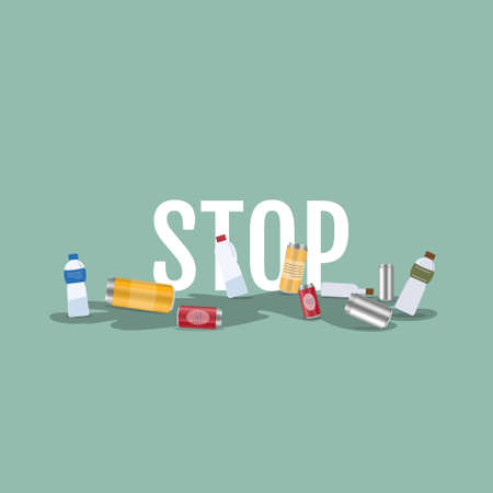 Ecology concept. Paper cut of family and tree on green background. Vector illustration.のイラスト素材