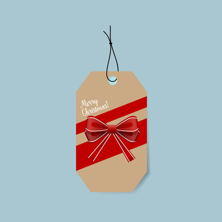 Christmas Sale Tags and Clearance Tags. Festive christmas design. Vector illustrationのイラスト素材