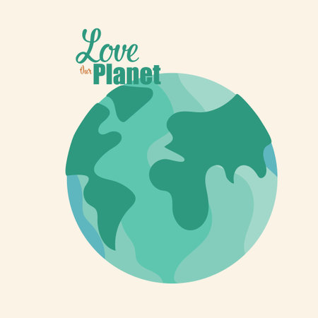 ECO FRIENDLY. Ecology concept with Green Eco Earth and Trees. Vector illustrationのイラスト素材