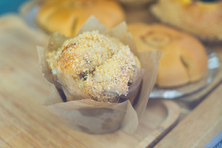 Flesh Breads for morning breakfast in bakery shopの写真素材