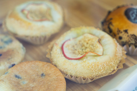 Flesh Breads for morning breakfast in bakery shopの写真素材
