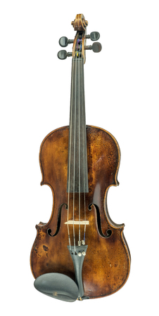 Old violinの写真素材