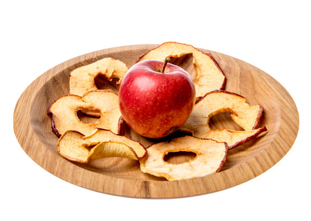 dried applesの写真素材