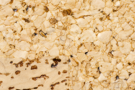 Cork floor closeup as a backgroundの写真素材