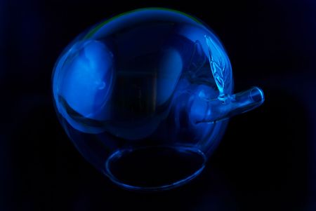 	 glass appleの写真素材