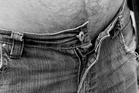 	 jeans and belly