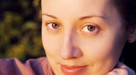 portrait of a young beautiful woman
